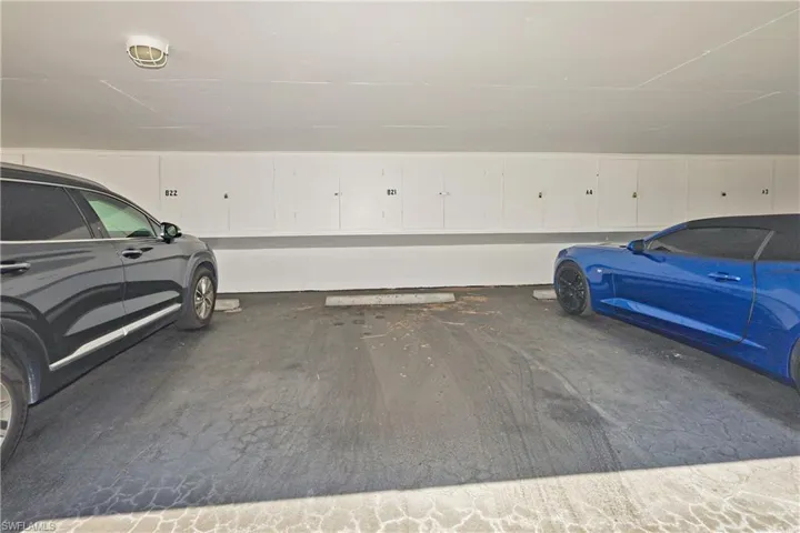 Deeded Carport Space with Storage closets.