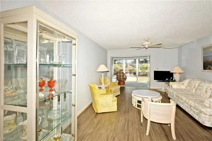 Newer flooring in living/dining, kitchen and hallway areas.