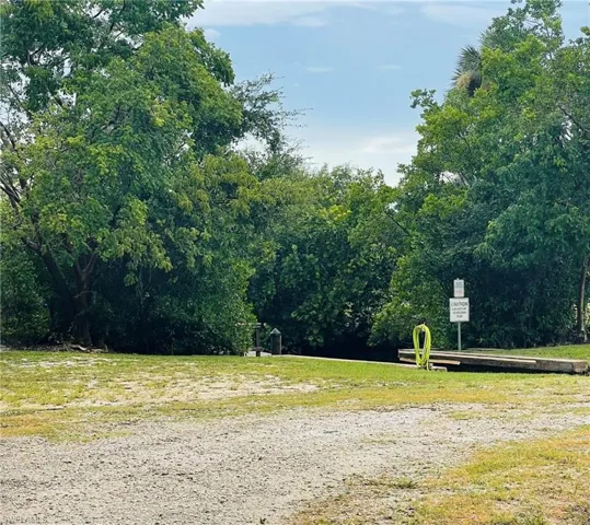 View of community boat ramp with Gulf access