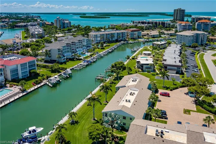 Canal adjacent to back of unit