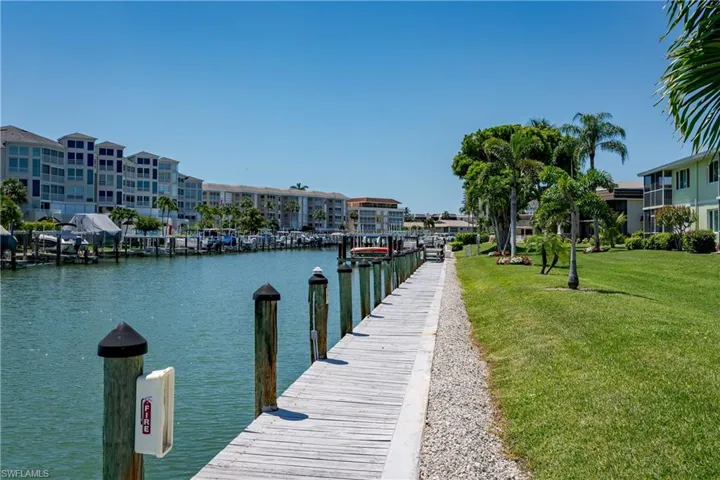 Looking south down the canal