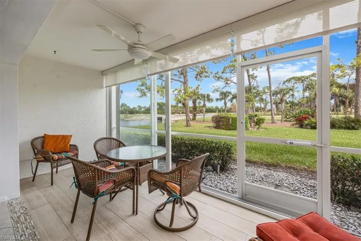 Enclosed sunroom