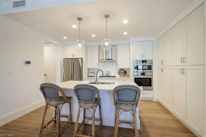 Kitchen featuring tons of storage, gas cooktop, Bosch appliances