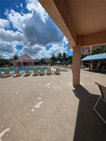View of patio / terrace with a community pool