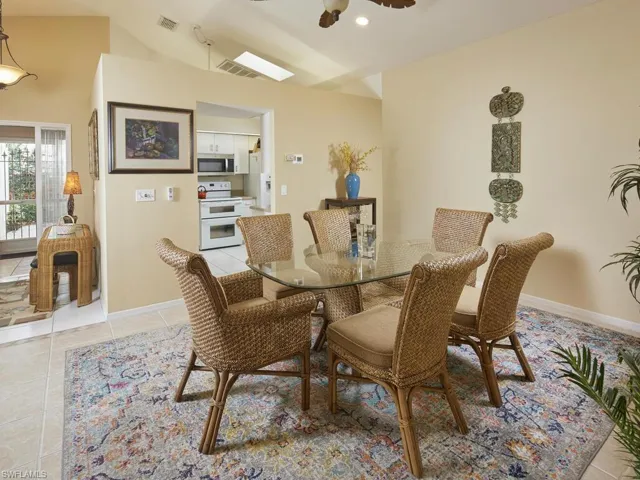 Charming dining space with plenty of room for hosting meals.