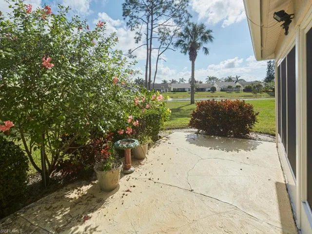 Outdoor patio space, perfect for relaxation and entertaining.