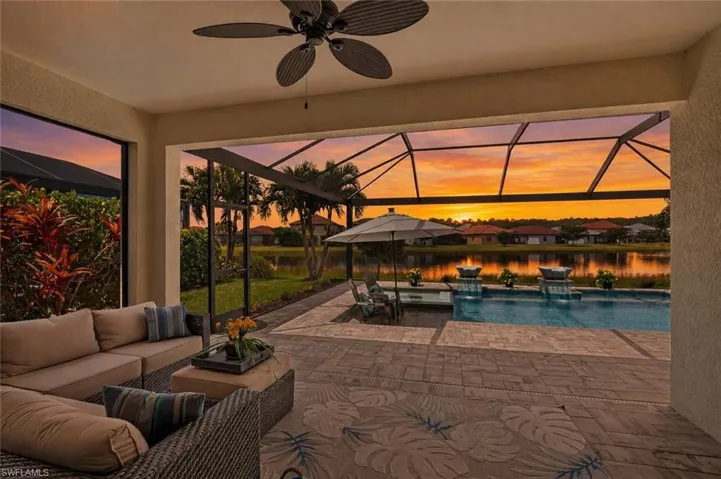 This photo was digitally enhanced to illusrate the view at sunset