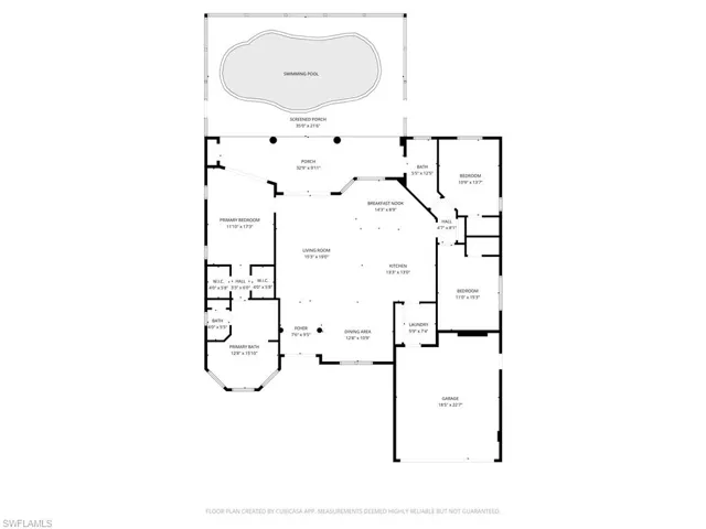 View of floor plan / room layout