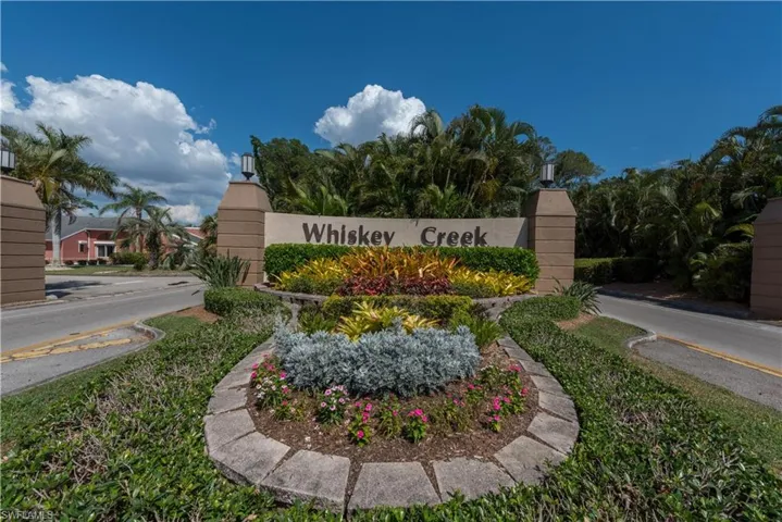 Whiskey Creek, much sought after South Fort Myers Community close to beaches.