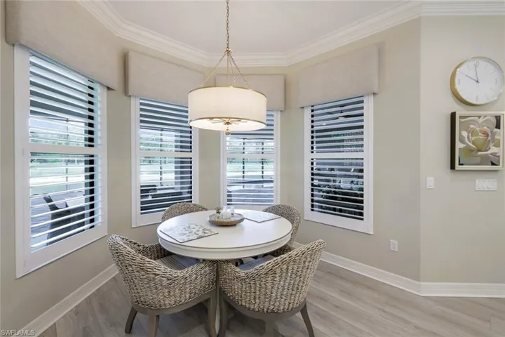 Plantation Shutters offer sunshine or privacy throughout the home