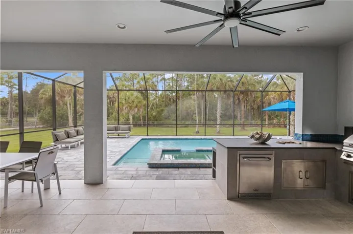 Outdoor Kitchen - Pool - Spa