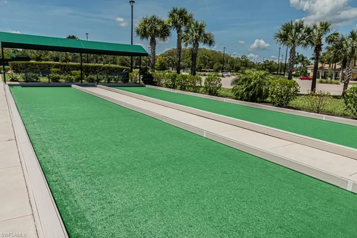 Surrounding community with a game area