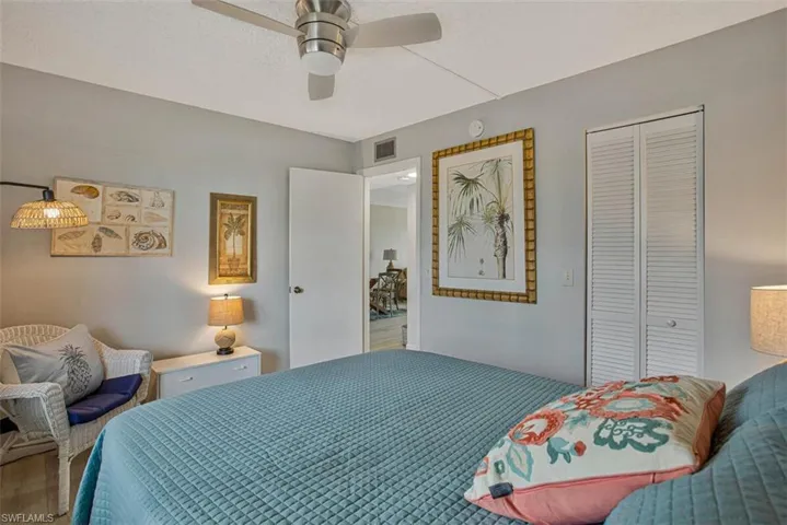 Second bedroom with walk in closet and adjacent bath