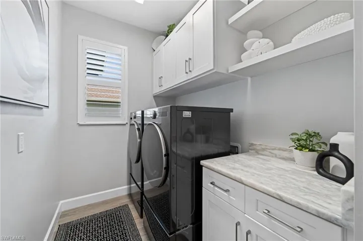 Well appointed laundry room
