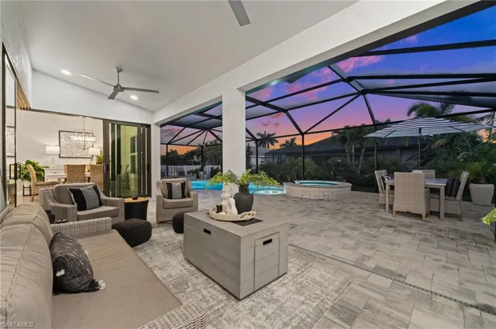 Indoor outdoor living is easy here!