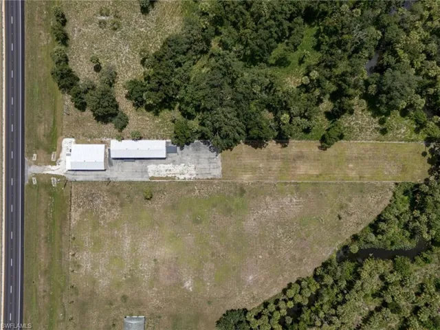 Aerial view of property's location