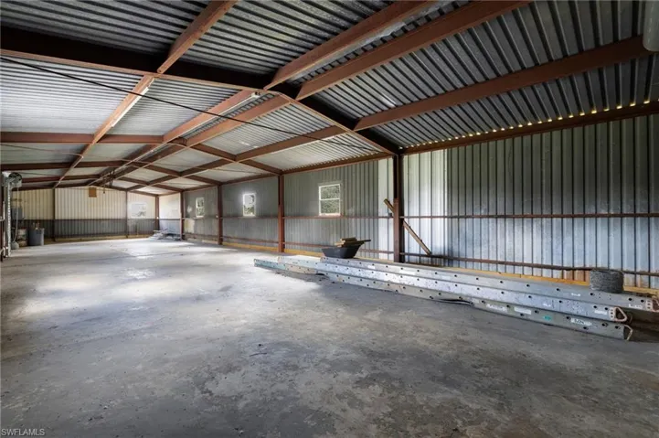 Misc room featuring metal wall