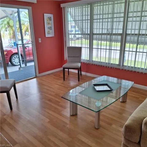 Living room featuring light hardwood / wood-style floors