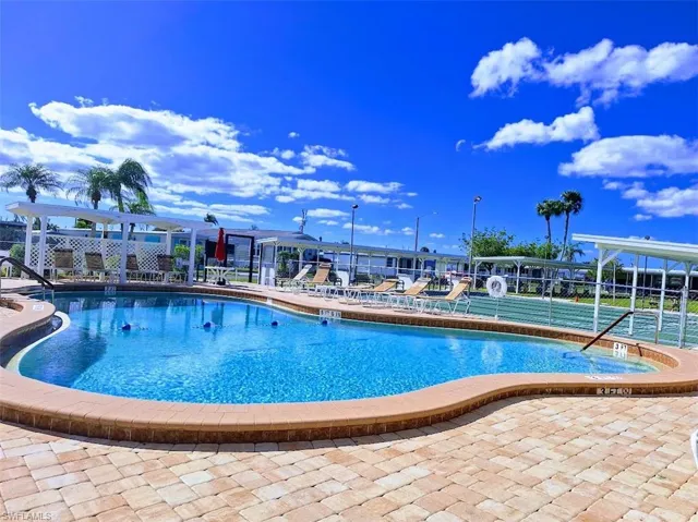 View of pool