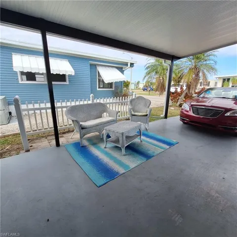 View of patio