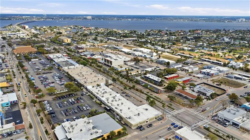 Aerial view of Downtown Cape Coral.
