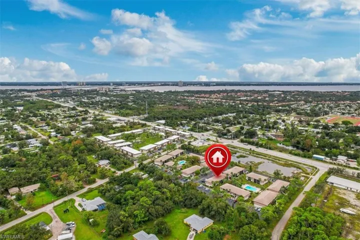 Bird's eye view of the community