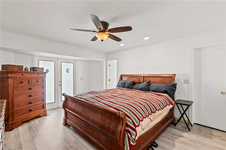 Master bedroom, walk in closet entrance featured