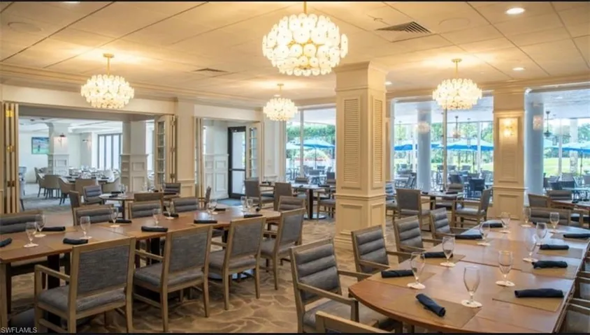 Greenside Grill Dining Area downstairs