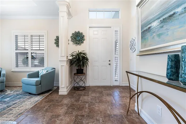 Welcoming foyer