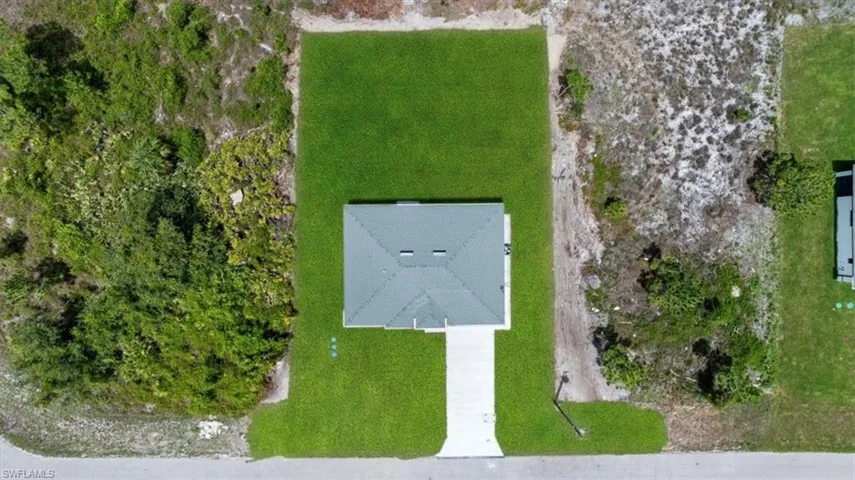 Aerial view of property's location