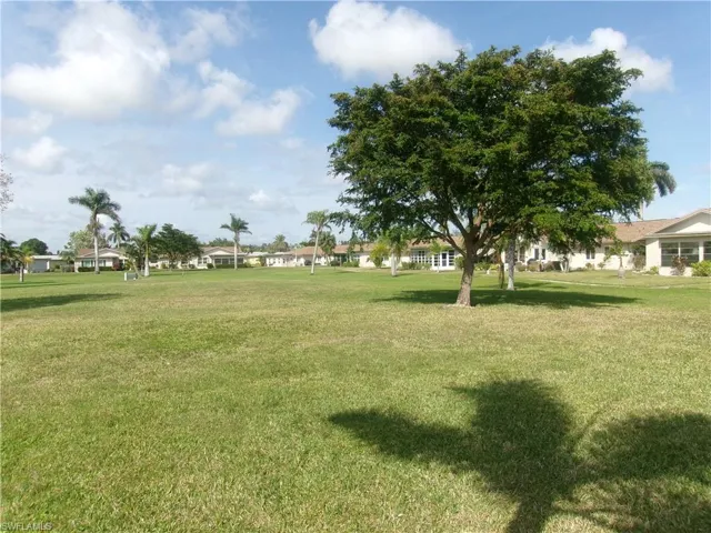 Surrounding community featuring a residential view and a lawn