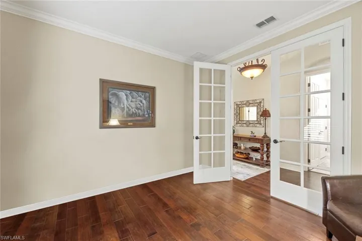 ***Virtually Staged*** Den/office looking towards foyer
