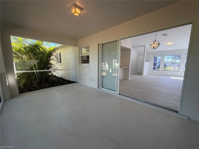 View of patio
