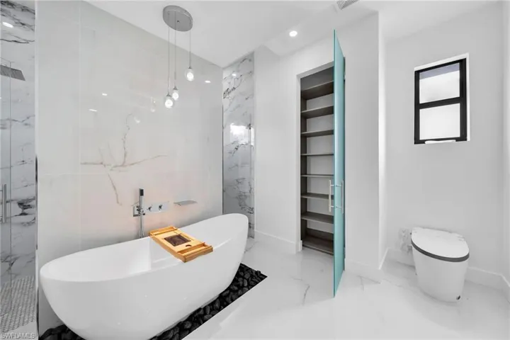 Bathroom featuring tile patterned floors