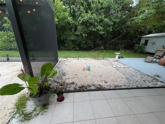 View of yard featuring a patio area