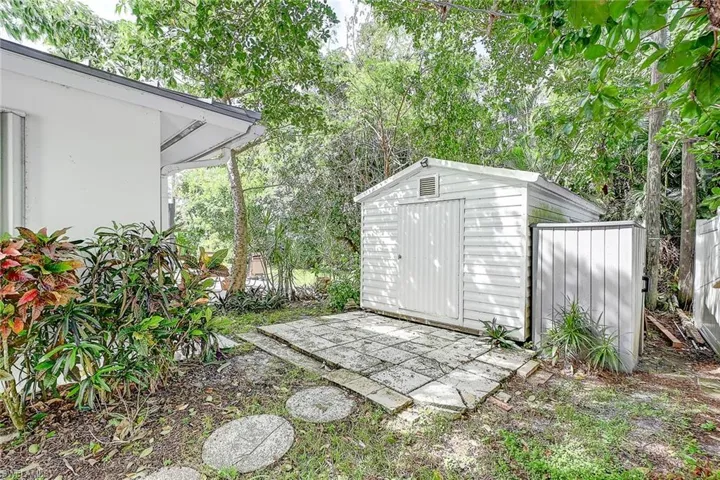 View of outbuilding