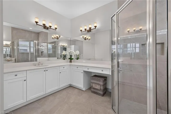 Left side view of primary bath...