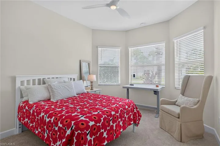 3rd bedroom with bay windows located at the front of the home!