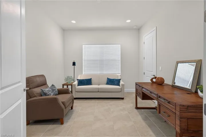 Double French doors allow privacy if used as a den PLUS the walk-in closet is welcomed when used as the 4th bedroom!