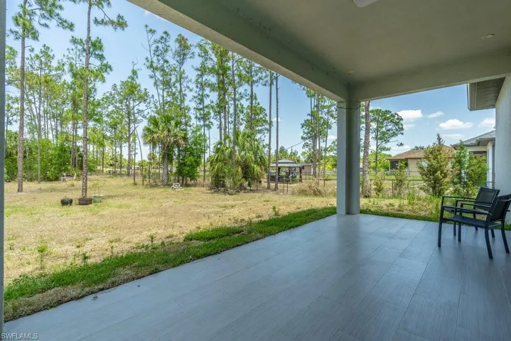 View of patio