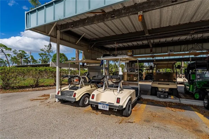 Golf Cart Parking Space