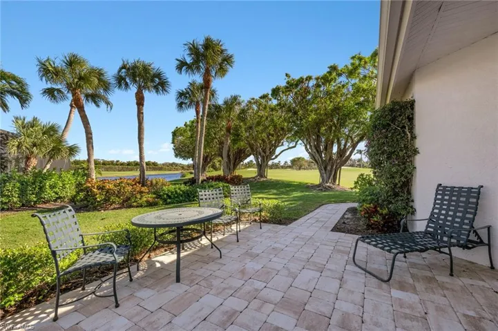 View of patio