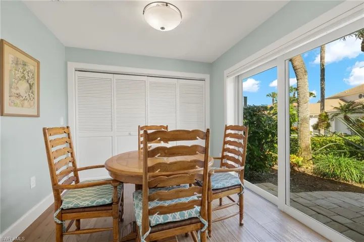Dining space featuring hardwood / wood-style floors