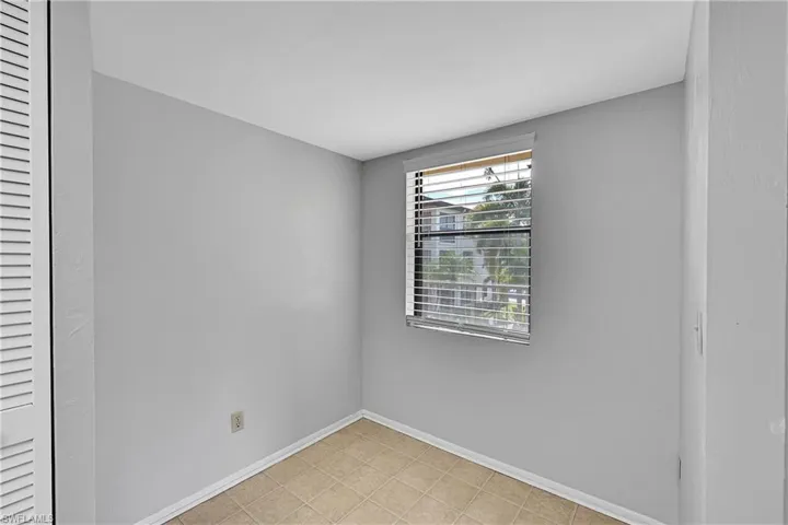 Empty room with baseboards