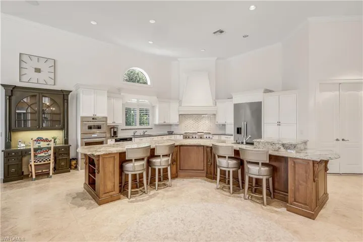 Entertain with ease in the beautiful kitchen with tons of storage space!