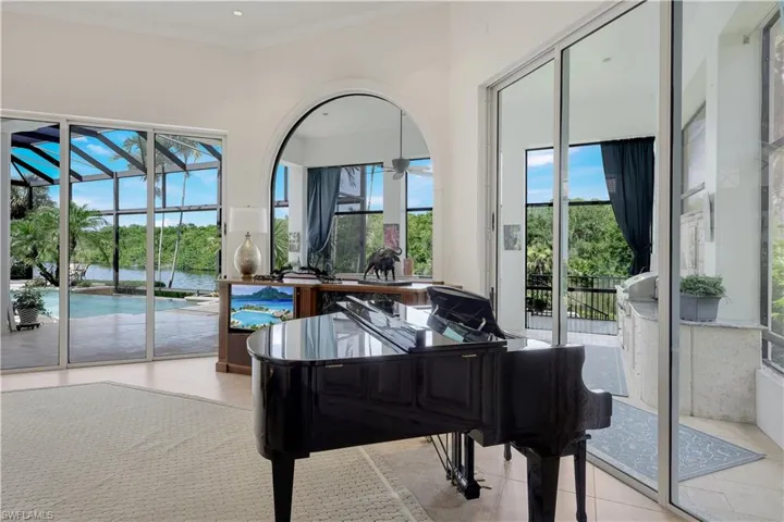 Gorgeous views from the primary, formal living area and the great room.