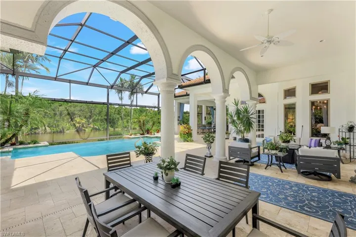 Plenty of covered outdoor space!