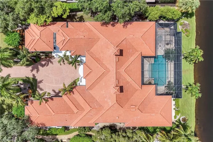 Overhead view of home.