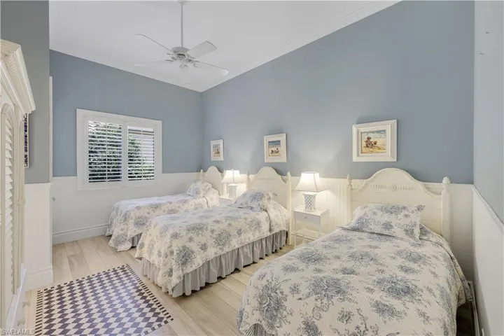 Guest bedroom two, across from first bedroom.