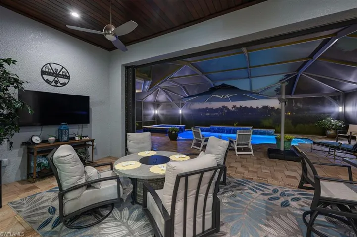 Night View-Outdoor Sitting Area